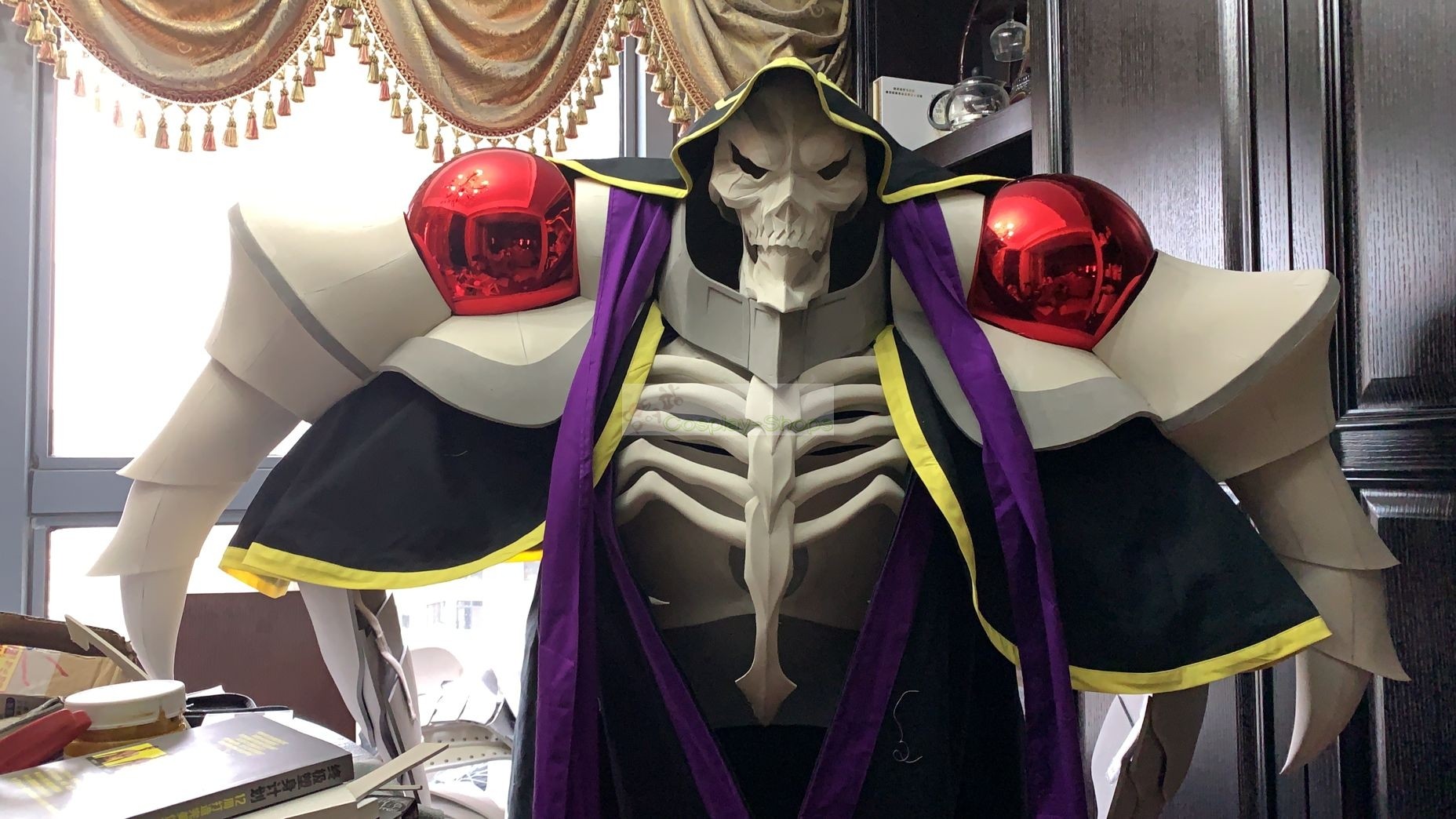 Custom Cheap Ainz Ooal Gown from overlord Cosplay armor with suit In