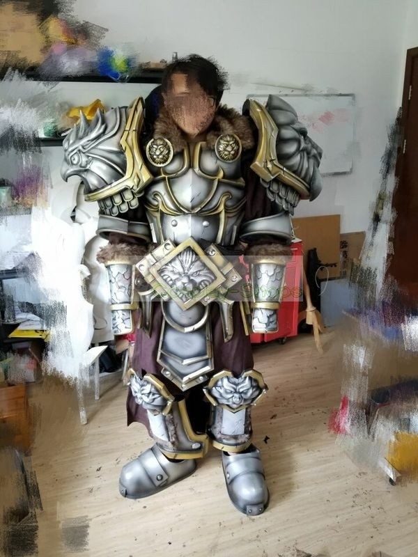 Custom Cheap World of Warcraft WOW Varian Wrynn Cosplay Armor In World