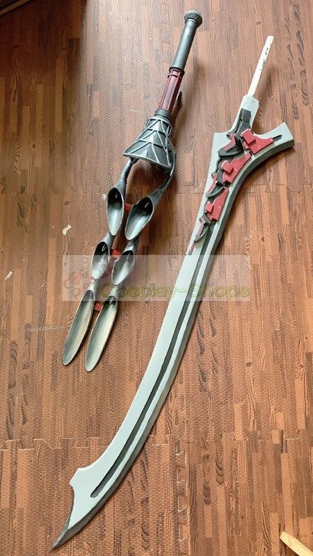 Ships Free Devil May Cry 5 Red Queen Sword Replica Cosplay Prop Very Detailed