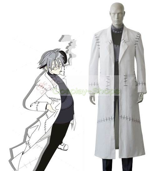 Details about   Soul Eater Franken Stein Doctor Cosplay Costume from Soul Eater Uniform Suit