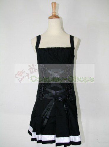 Custom Cheap Death Note Amane Misa Black Dress Cosplay Costume In Death