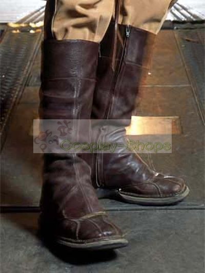 Telacos Firefly Serenity Captain Malcolm Reynolds Cosplay Shoes Boots Custom Made 