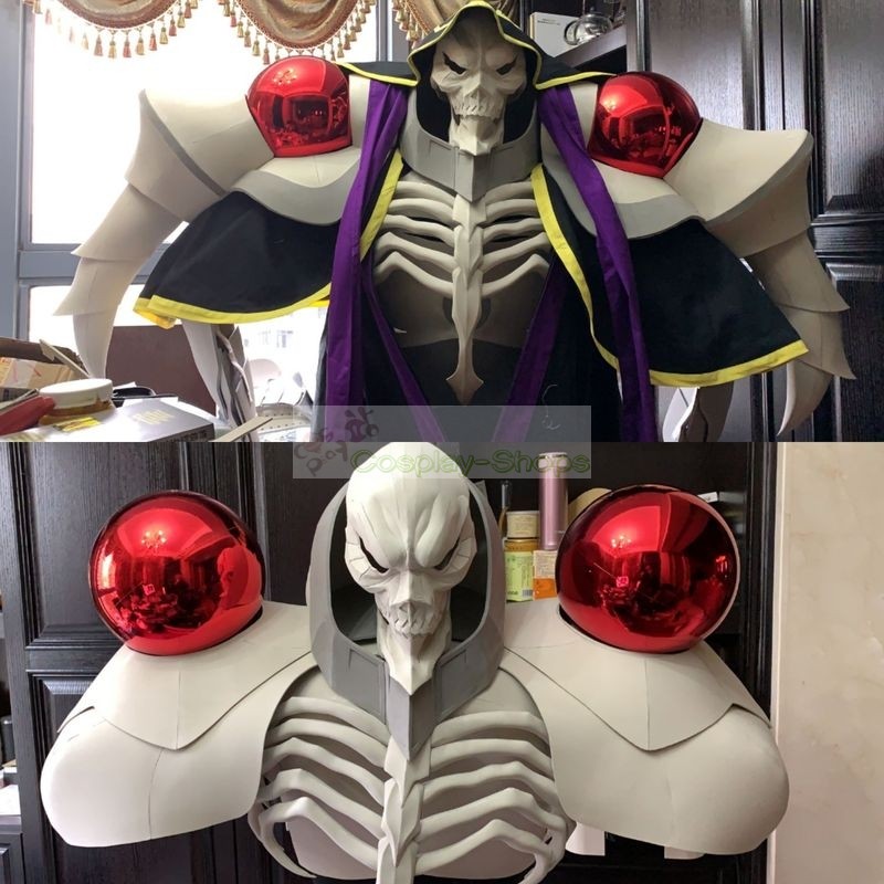 Anime Overlord Ainz Ooal Gown Momonga Outfit uniform cosplay costume set 