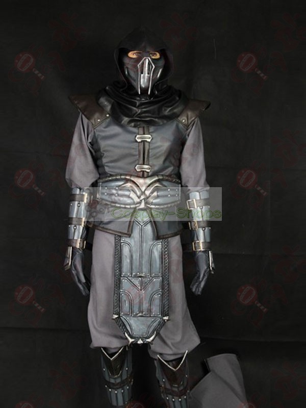 Custom Cheap Mortal Kombat 9 Noob Saibot Whole Cosplay Outfit In