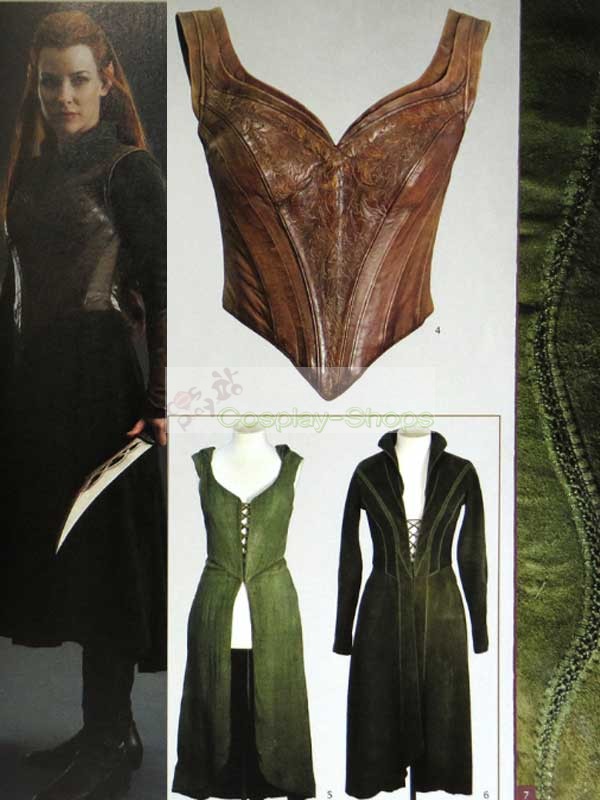 Custom Cheap The Lord of the Rings / The Hobbit Tauriel Cosplay Costume