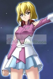 Mobile Suit Gundam SEED Destiny Stella Loussier Pink Military Uniform Cosplay Costume