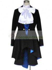 Black Butler Ciel Phantomhive Cosplay Costume Outfit With Blue Vest