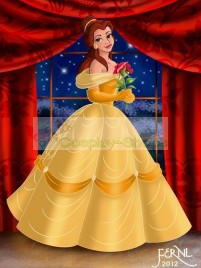 Beauty and the Beast Belle Princess Dress Cosplay Costumes