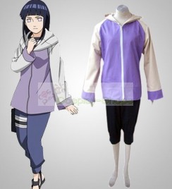 Naruto Shippuden - Hyuga Hinata 2nd Cosplay Costume Uniform 