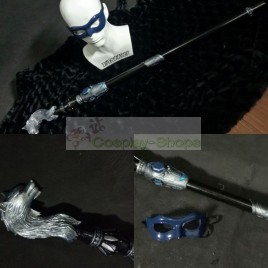 Final Fantasy XIV FF14 Blue Mage Mask and Cane Cosplay Prop