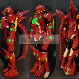 High School DxD Issei Hyoudou Red Dragon Emperor Boosted Gear Scale Mail Cosplay Armor