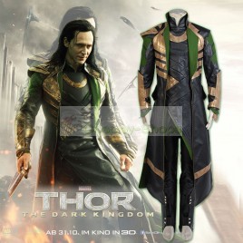 Thor The Dark World Loki Cosplay Costume