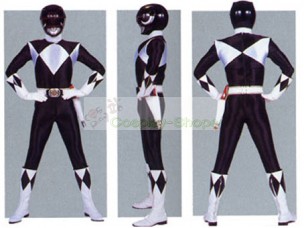 Power Rangers Mighty Morphin Black Ranger MammothRanger Goushi Cosplay Costume