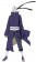 NARUTO Akatsuki Ninja Tobi Obito Madara Uchiha Purple Jacket Cosplay Costume