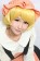 Touhou Project Aki Minoriko Blond Bottom Curl Cute Short Cosplay Wig