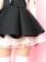 Black White Short Sleeves Maid Costume