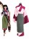 Inuyasha Sango Casual Wear Cosplay Costume (Wine red and Grey)
