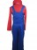 Super Mario Bros(SMB) Mario Blue and Red Cosplay Costume