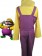 Super Mario Bros(SMB) Wario Purple and Yellow Cosplay Costume