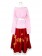 Touhou Project Imperishable Night Houraisan Kaguya Red Cosplay Costume