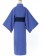 Axis Power Hetalia Honda Kiku Blue Cosplay Costume