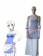 Fairy Tail Lisanna Cosplay Costume Light Blue and Gray
