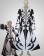 Kingdom Hearts Xemnas White and Black Cosplay Costume 