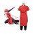Gintama / Silver Soul Kagura Version 3 Cosplay Costume Red