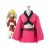 Gintama / Silver Soul Kijima Matako Uniform Cosplay Costume Pink