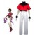The King of Fighters(KOF) Chris Red and White Cosplay Costume