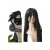 Naruto Orochimaru Long Black 70cm Cosplay Straight Wig