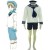 Axis Power Hetalia N.Italy Sailor Suit White and Blue Cosplay Costume