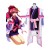 Gundam Seed Destiny Lacus Clyne White and Black Cosplay Costume  