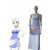 Fairy Tail Lisanna Cosplay Costume Light Blue and Gray