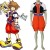 Kingdom Hearts I 1 Sora Cosplay Costume