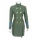Katekyo Hitman Reborn Female School Uniform Cosplay Costume Army Green