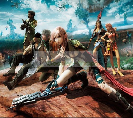 Custom Cheap Final Fantasy XIII FF13 Lightning Claire Farron Gunblade Qiang  Gun Sword cosplay Prop In FFXIII For Sale Online