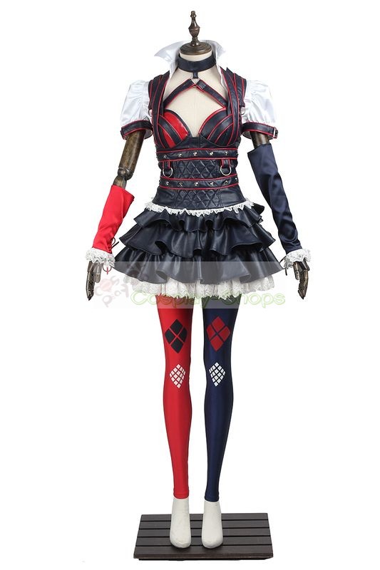 Custom Cheap Batman: Arkham Knight Harley Quinn Dress Cosplay Costume ...