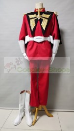 Mobile Suit Gundam 0079 Char Aznable Cosplay Costume