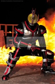Kamen Rider Gaim Masked Rider Bujin Faiz Full Armor Outfit Cosplay