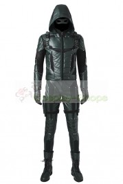 Arrow Season 5 Oliver Queen Green Arrow Cosplay Costume