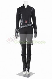 Captain America The Winter Soldier Black Widow JumpSuit Cosplay Costume