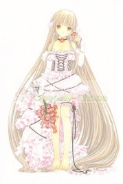 Chobits Chii Pink Lolita Dress Cosplay Costume 