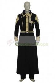 D.Gray Man Cross Marian Uniform Cosplay Costume Black And Yellow