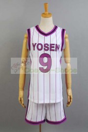 Kuroko no Basket / Kuroko's Basketball YOSEN High Atsushi Murasakibara NO.9 Cosplay Costume