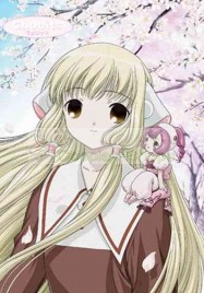 Chobits Chii Red and White Dress Cosplay Costume 
