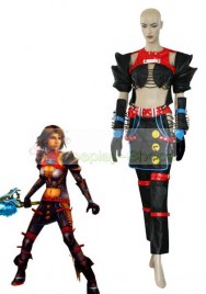 Final Fantasy X-2 Warrior Yuna Cosplay Costume 