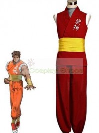 Street Fighter Zero 3 / Alpha Guy Red Cosplay Costume