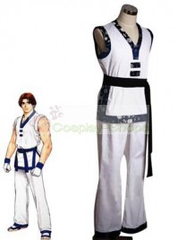 The King of Fighters(KOF) Kim Kap Hwan White Cosplay Costume
