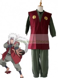 Naruto - Ninja Jiraiya 1st Generation Cosplay Costume
